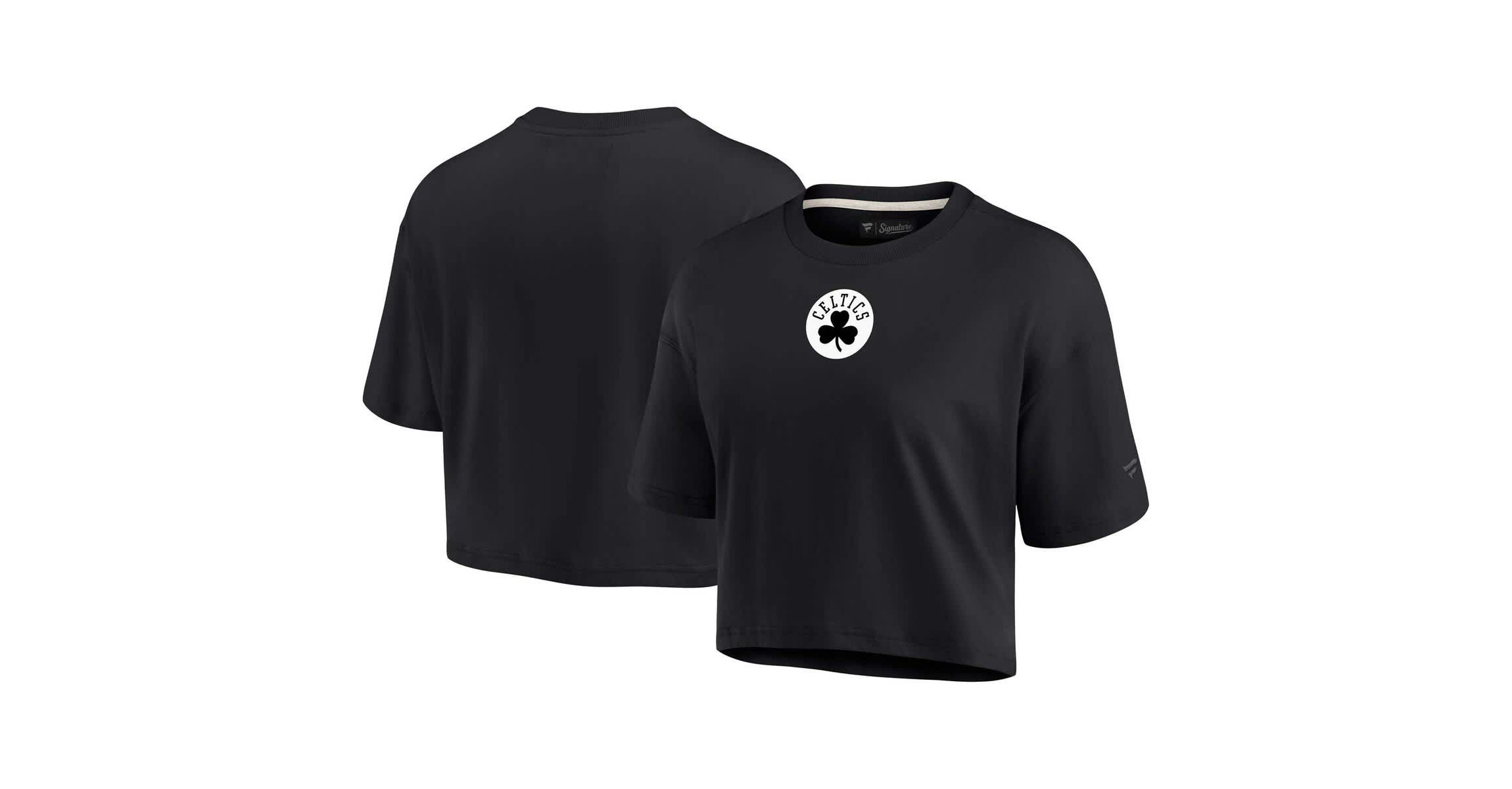 NBA Fanatics Boston Celtics Elements Super Soft Boxy Cropped T-Shirt