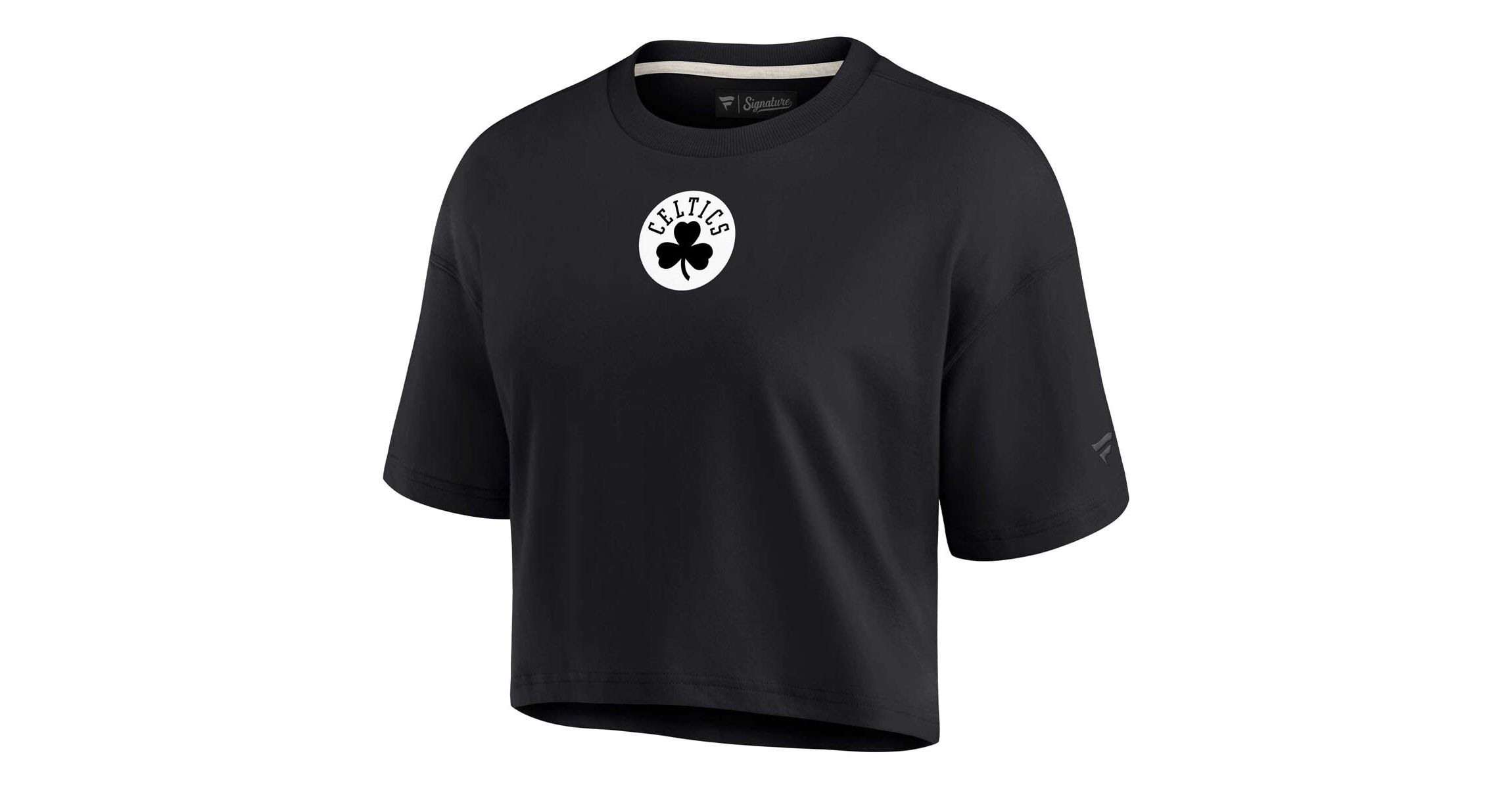 NBA Fanatics Boston Celtics Elements Super Soft Boxy Cropped T-Shirt