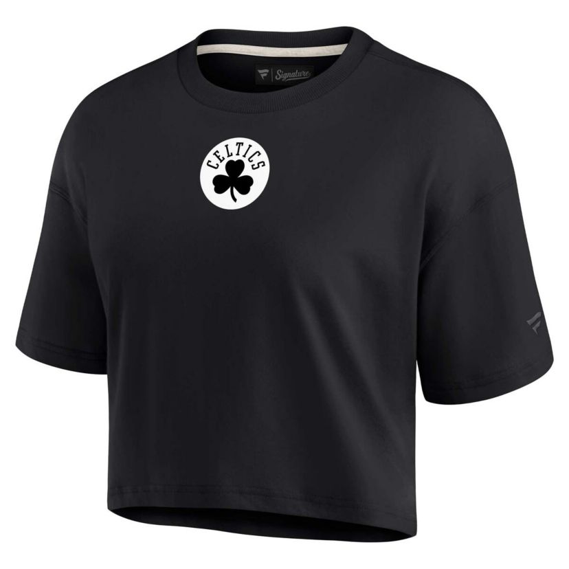 NBA Fanatics Boston Celtics Elements Super Soft Boxy Cropped T-Shirt