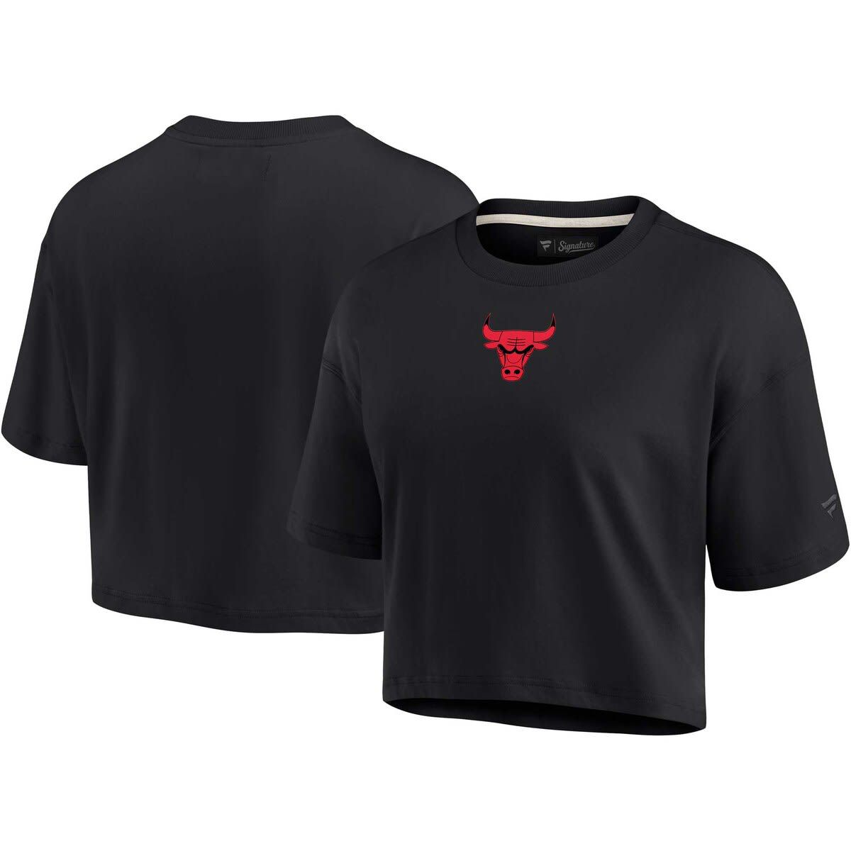 NBA Fanatics Chicago Bulls Elements Super Soft Boxy Cropped T-Shirt