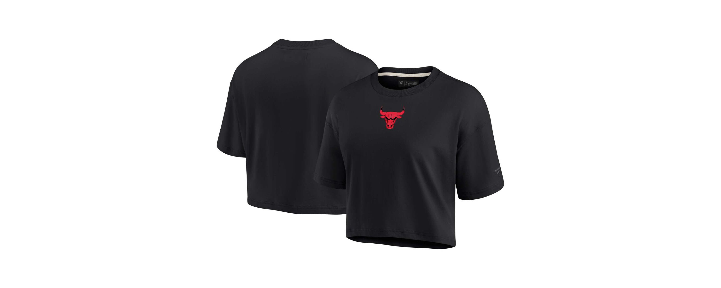 NBA Fanatics Chicago Bulls Elements Super Soft Boxy Cropped T-Shirt