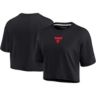 NBA Fanatics Chicago Bulls Elements Super Soft Boxy Cropped T-Shirt