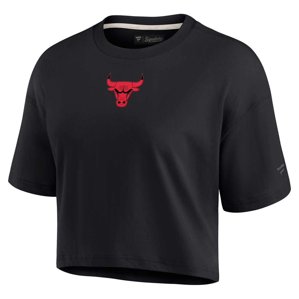 NBA Fanatics Chicago Bulls Elements Super Soft Boxy Cropped T-Shirt