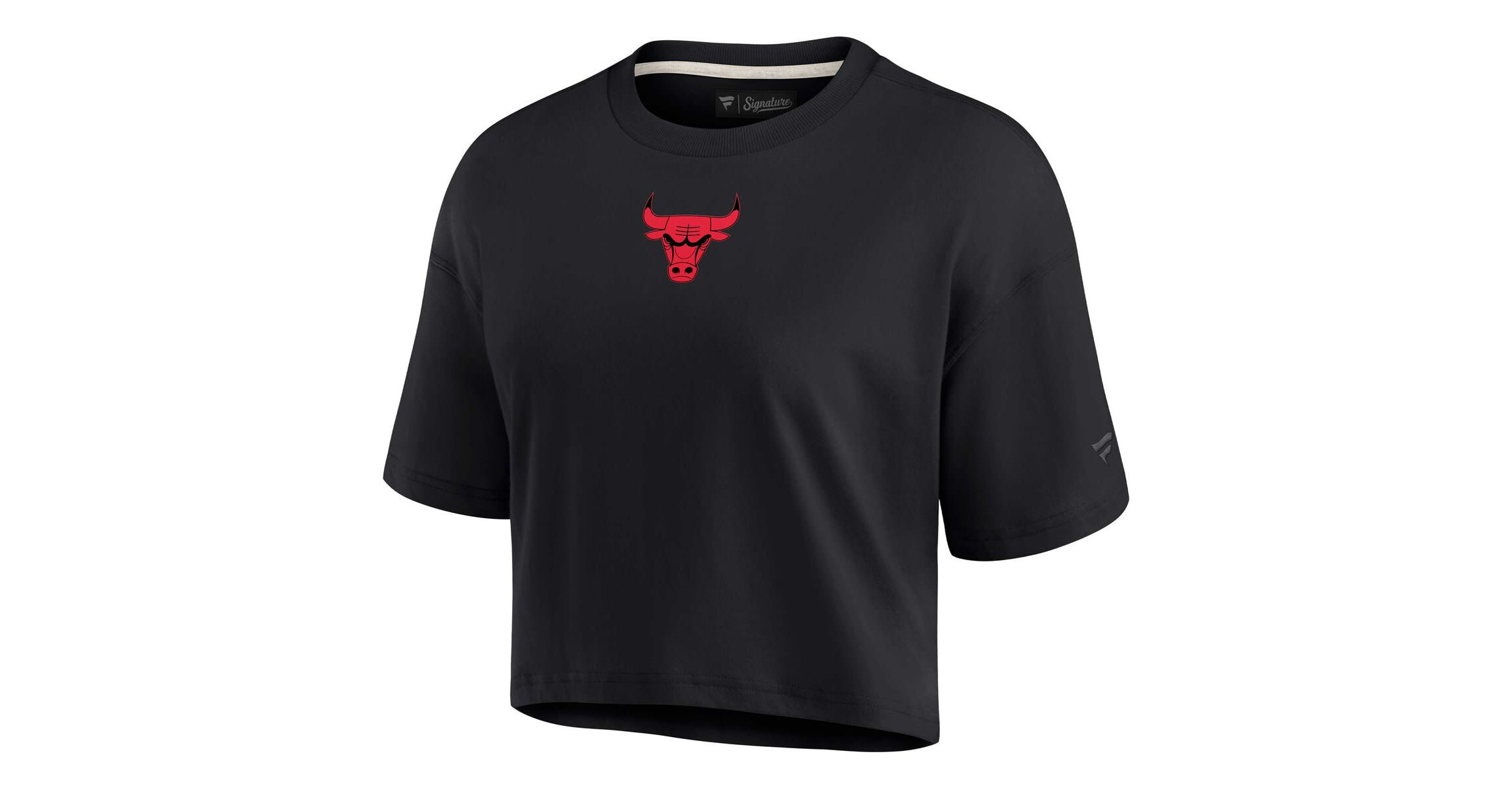 NBA Fanatics Chicago Bulls Elements Super Soft Boxy Cropped T-Shirt
