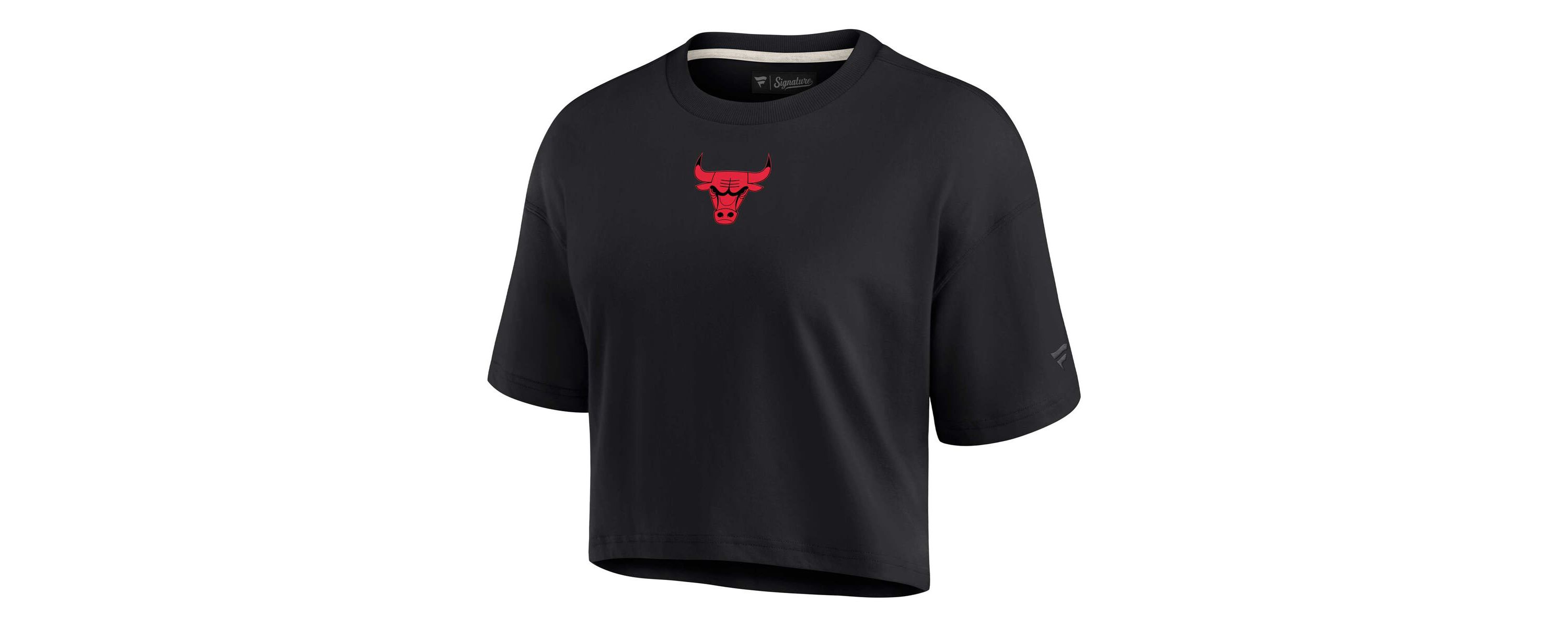 NBA Fanatics Chicago Bulls Elements Super Soft Boxy Cropped T-Shirt
