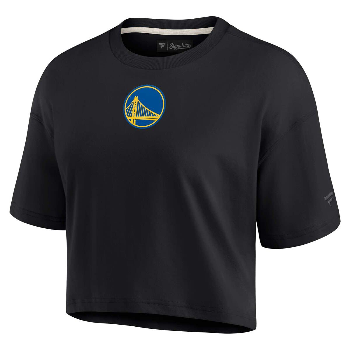 NBA Fanatics Golden State Warriors Elements Super Soft Boxy Cropped T-Shirt