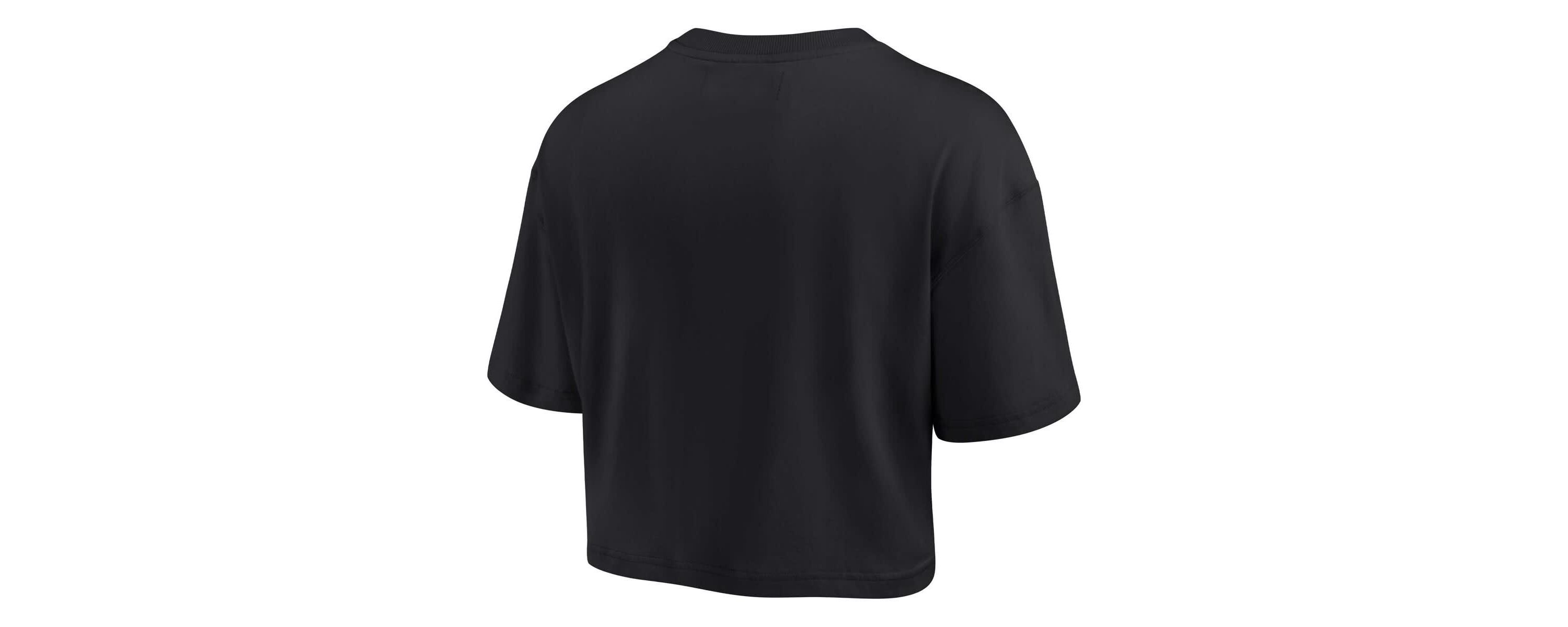 NBA Fanatics Golden State Warriors Elements Super Soft Boxy Cropped T-Shirt