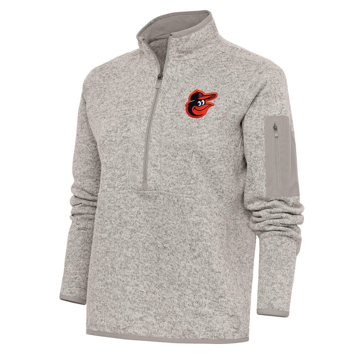 MLB Baltimore Orioles Logo Fortune Quarter-Zip Pullover Jacket