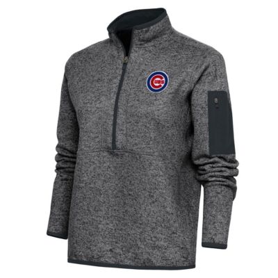 MLB Chicago Cubs Logo Fortune Quarter-Zip Pullover Jacket