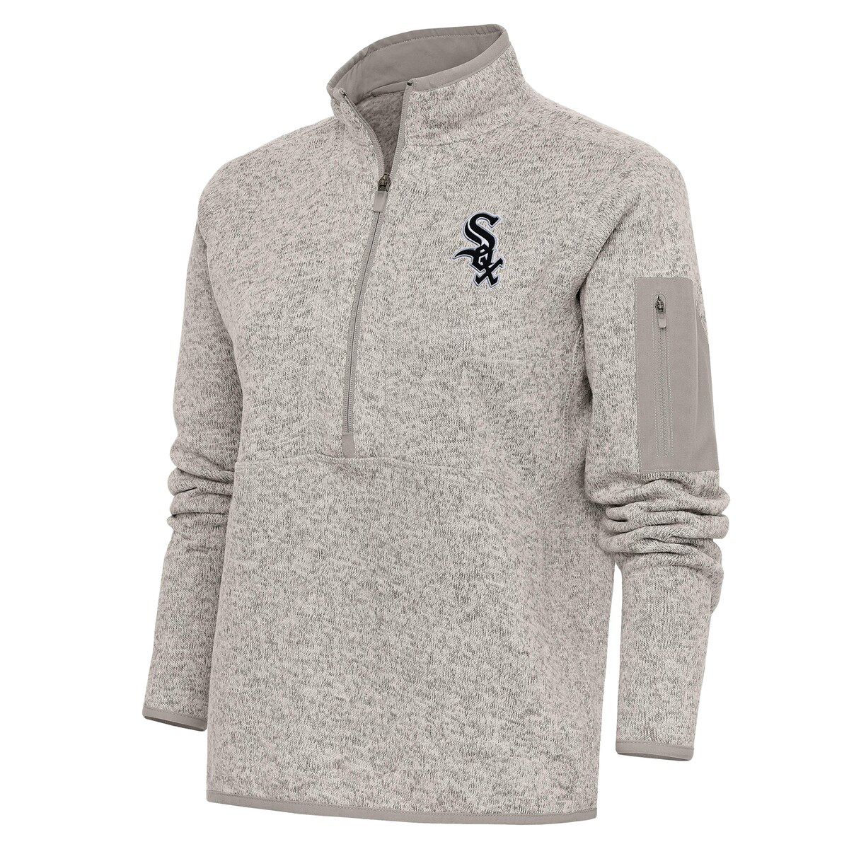 Chicago White Sox MLB Chicago Sox Logo Fortune Quarter-Zip Pullover Jacket