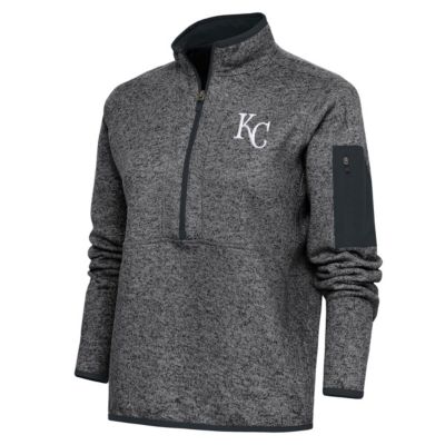 MLB Kansas City Royals Logo Fortune Quarter-Zip Pullover Jacket