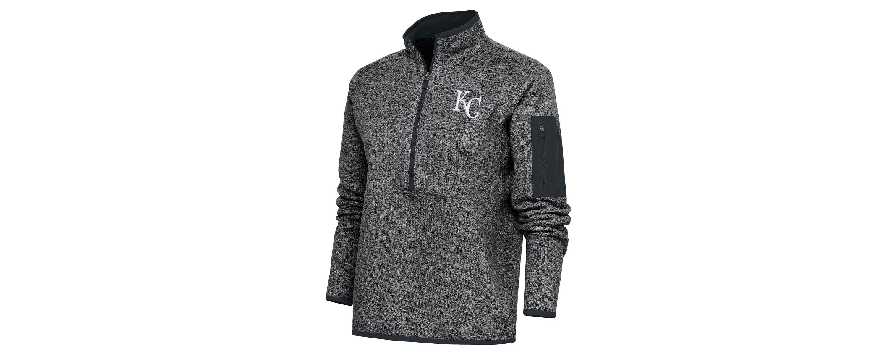 MLB Kansas City Royals Logo Fortune Quarter-Zip Pullover Jacket