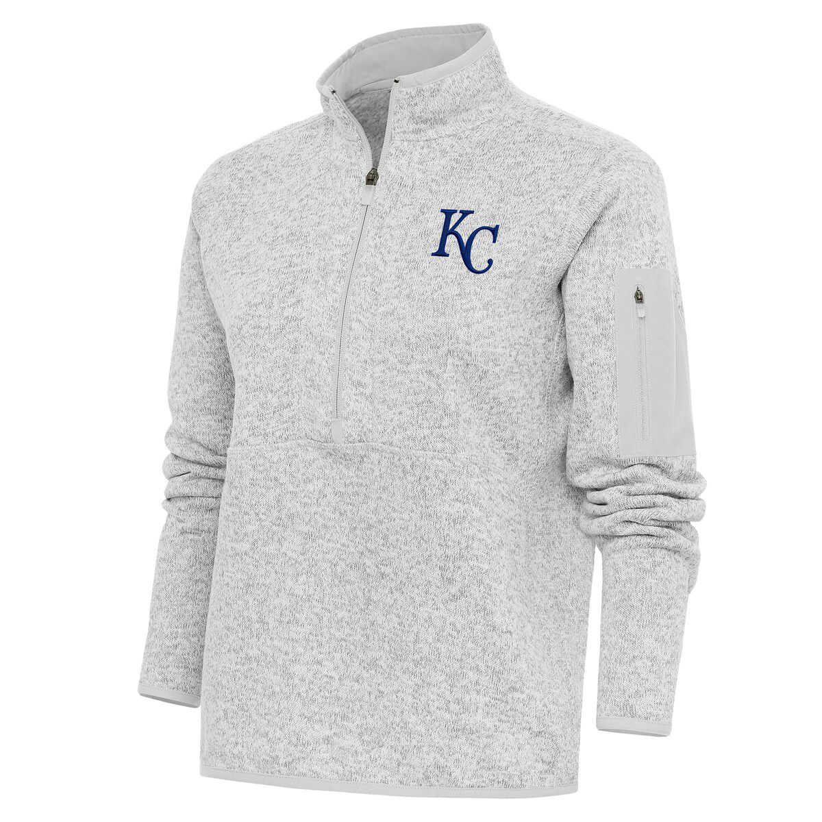 MLB Kansas City Royals Logo Fortune Quarter-Zip Pullover Jacket