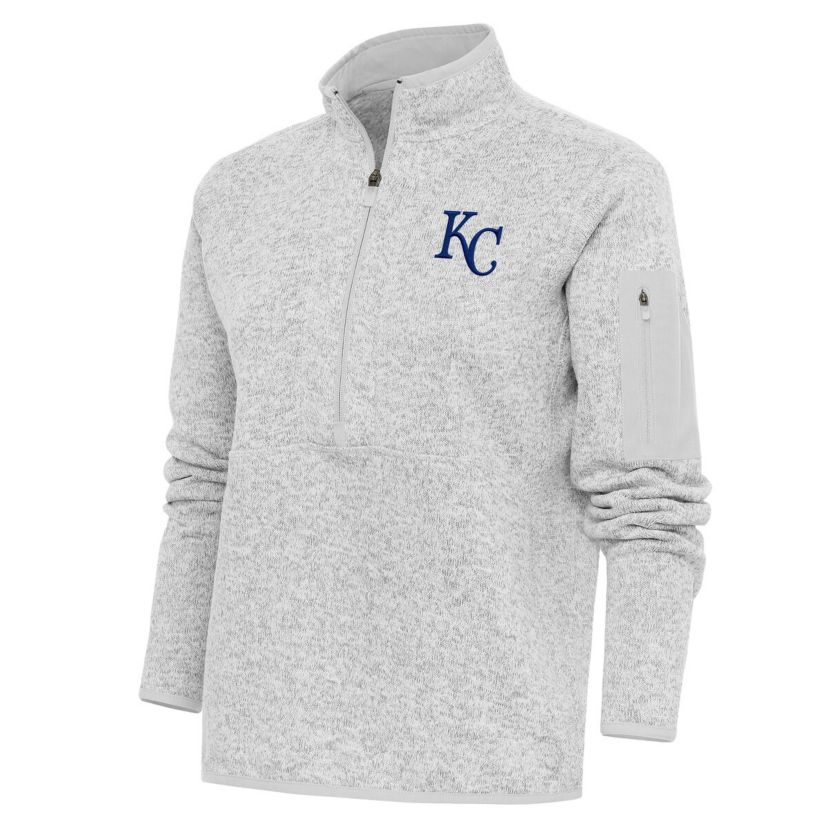MLB Kansas City Royals Logo Fortune Quarter-Zip Pullover Jacket