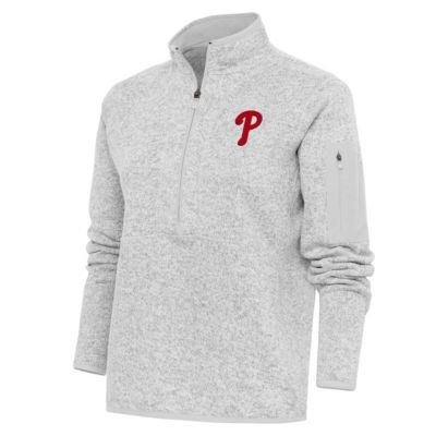 MLB Philadelphia Phillies Logo Fortune Quarter-Zip Pullover Jacket