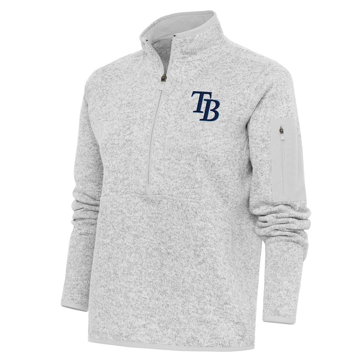 MLB Tampa Bay Rays Logo Fortune Quarter-Zip Pullover Jacket