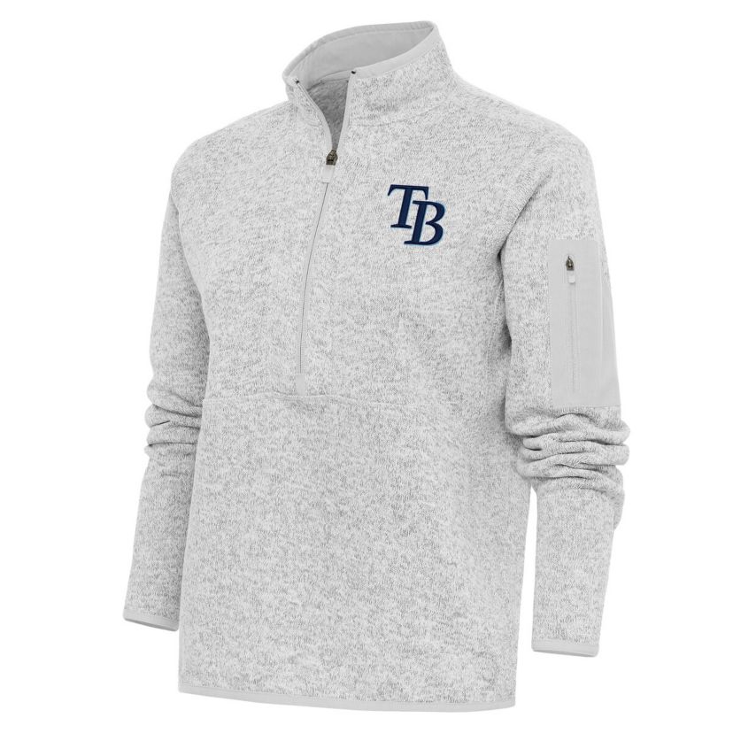 MLB Tampa Bay Rays Logo Fortune Quarter-Zip Pullover Jacket