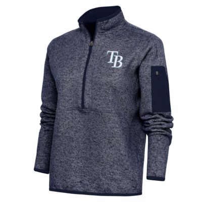 MLB Tampa Bay Rays Logo Fortune Quarter-Zip Pullover Jacket