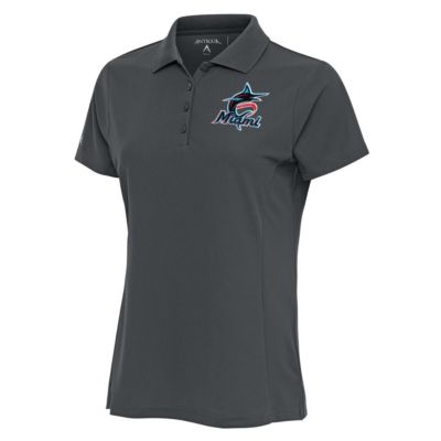 MLB Miami Marlins Logo Legacy Pique Polo