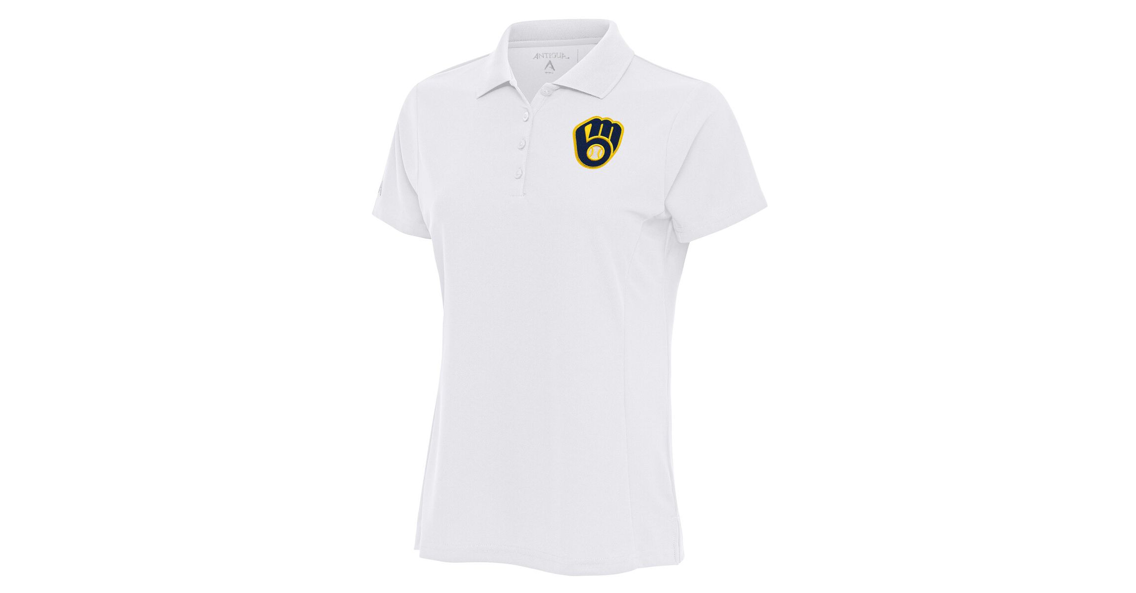 MLB Milwaukee Brewers Logo Legacy Pique Polo