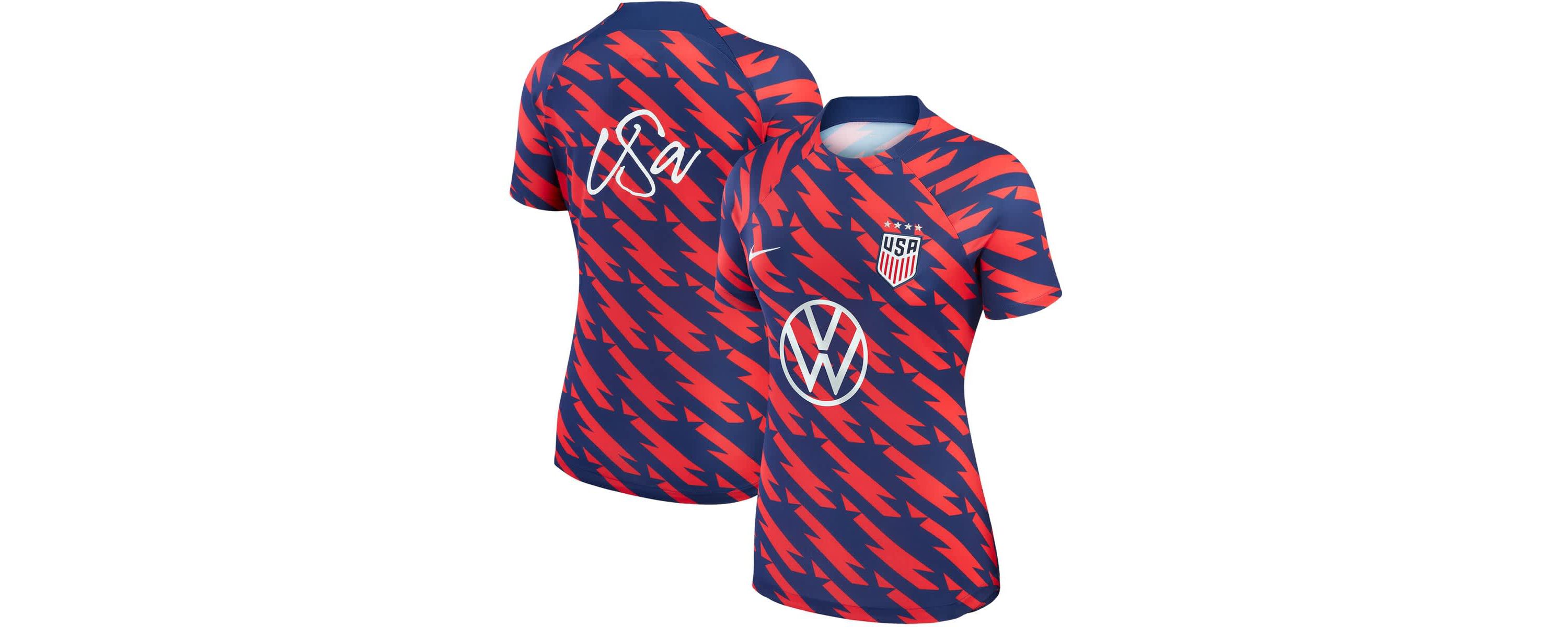 Olympics Nike USWNT 2023 Strike Drill Pre-Match Top
