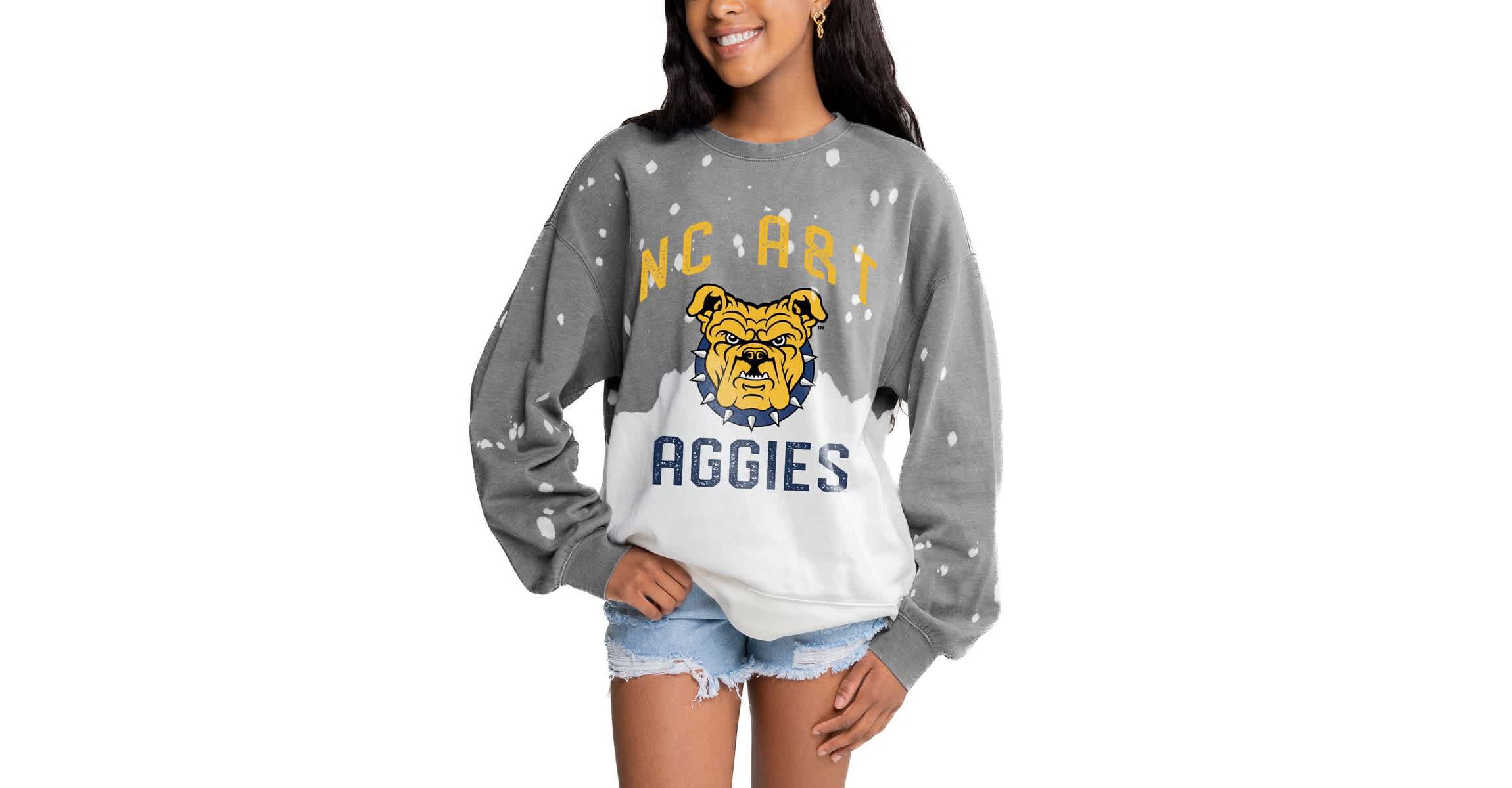 NC A&T Aggies NCAA North Carolina A&T Aggies Twice As Nice Pullover Sweatshirt