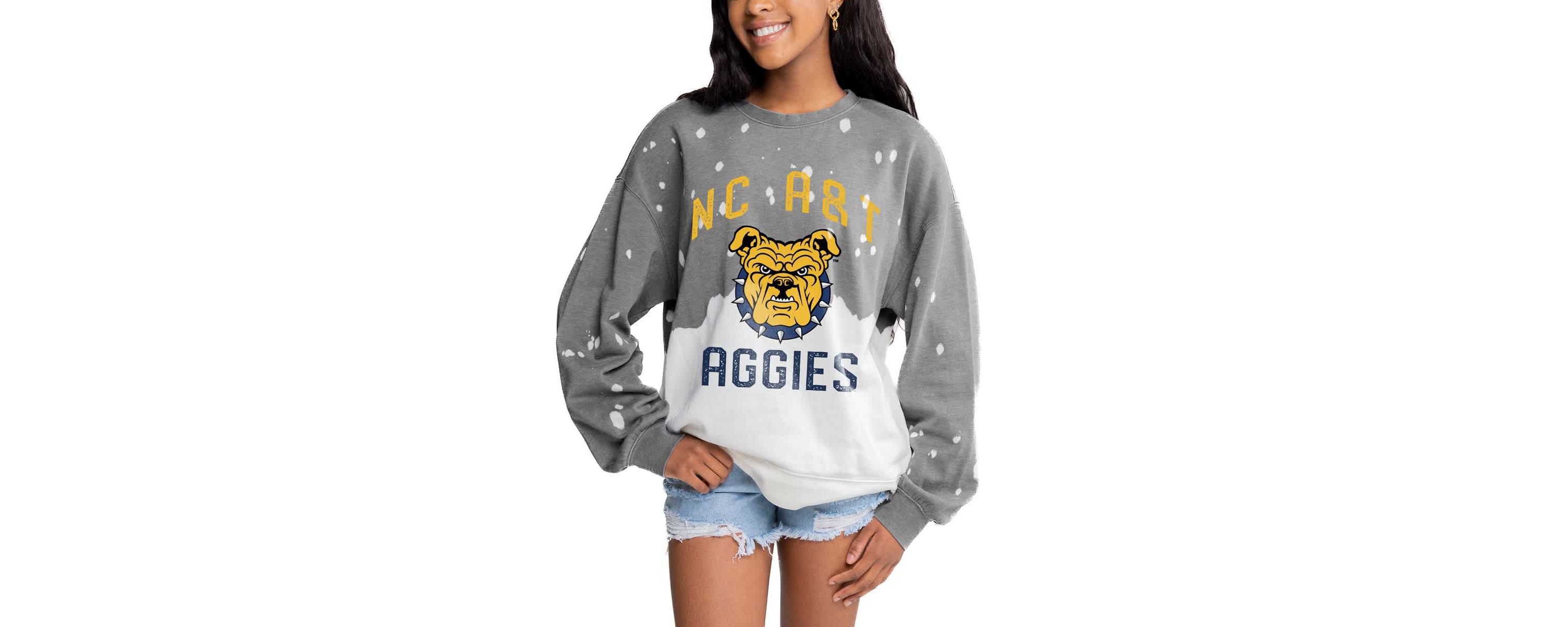 NC A&T Aggies NCAA North Carolina A&T Aggies Twice As Nice Pullover Sweatshirt