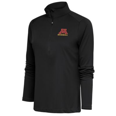 NCAA Minnesota Golden Gophers Baseball Logo Tribute Quarter-Zip Pullover Top