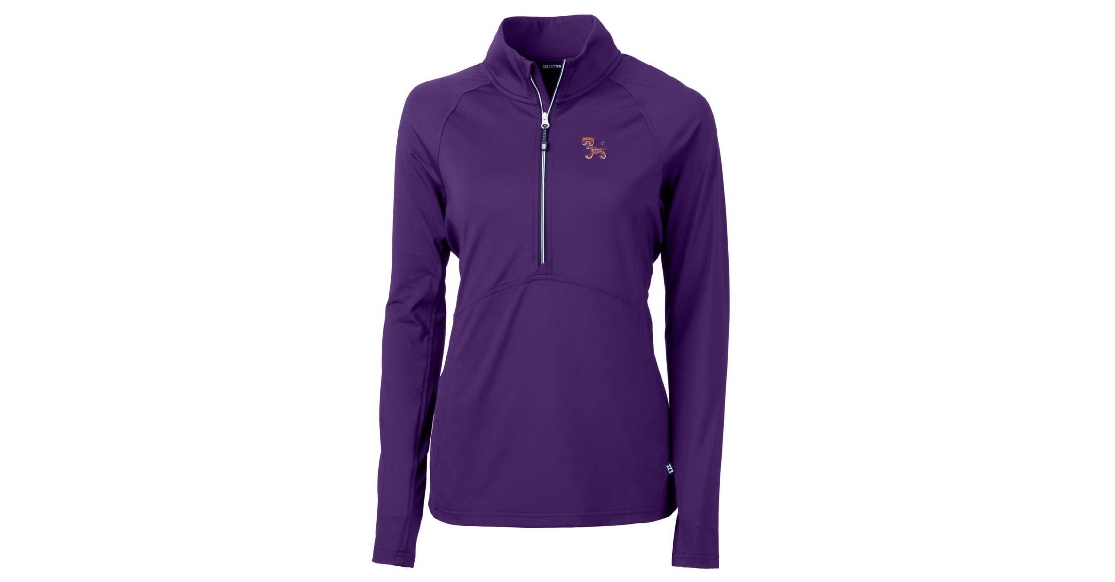 NCAA Clemson Tigers Adapt Eco Knit Stretch Recycled Half-Zip Pullover Top