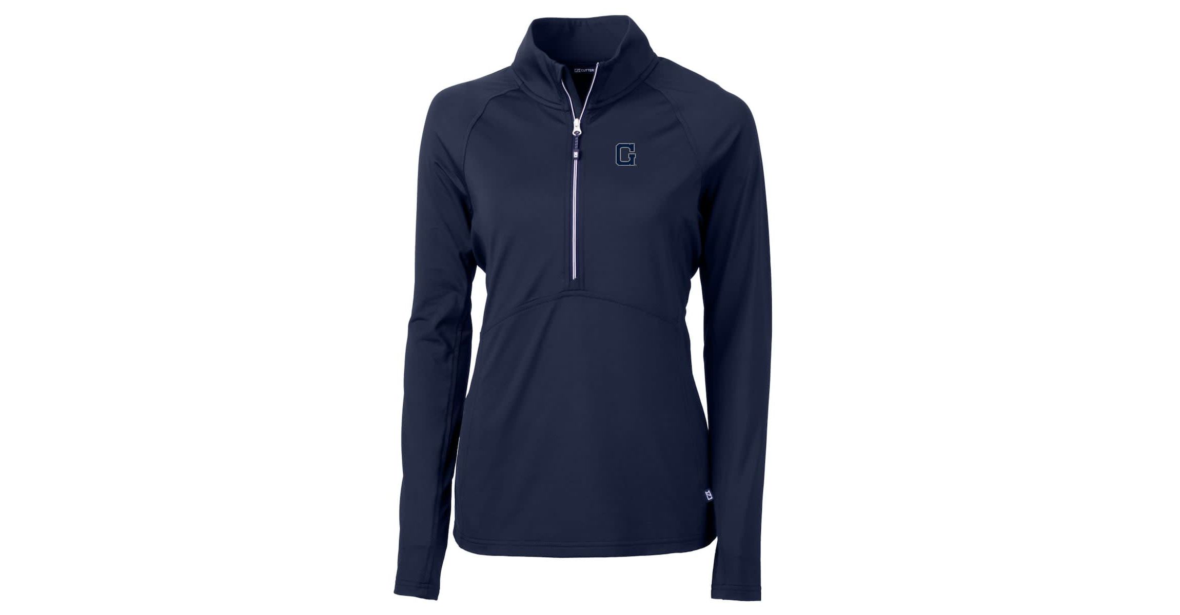 NCAA Georgetown Hoyas Adapt Eco Knit Stretch Recycled Half-Zip Pullover Top