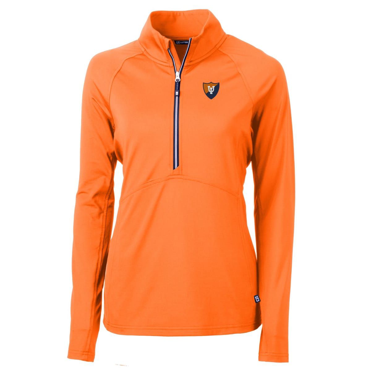NCAA Illinois Fighting Illini Adapt Eco Knit Stretch Recycled Half-Zip Pullover Top