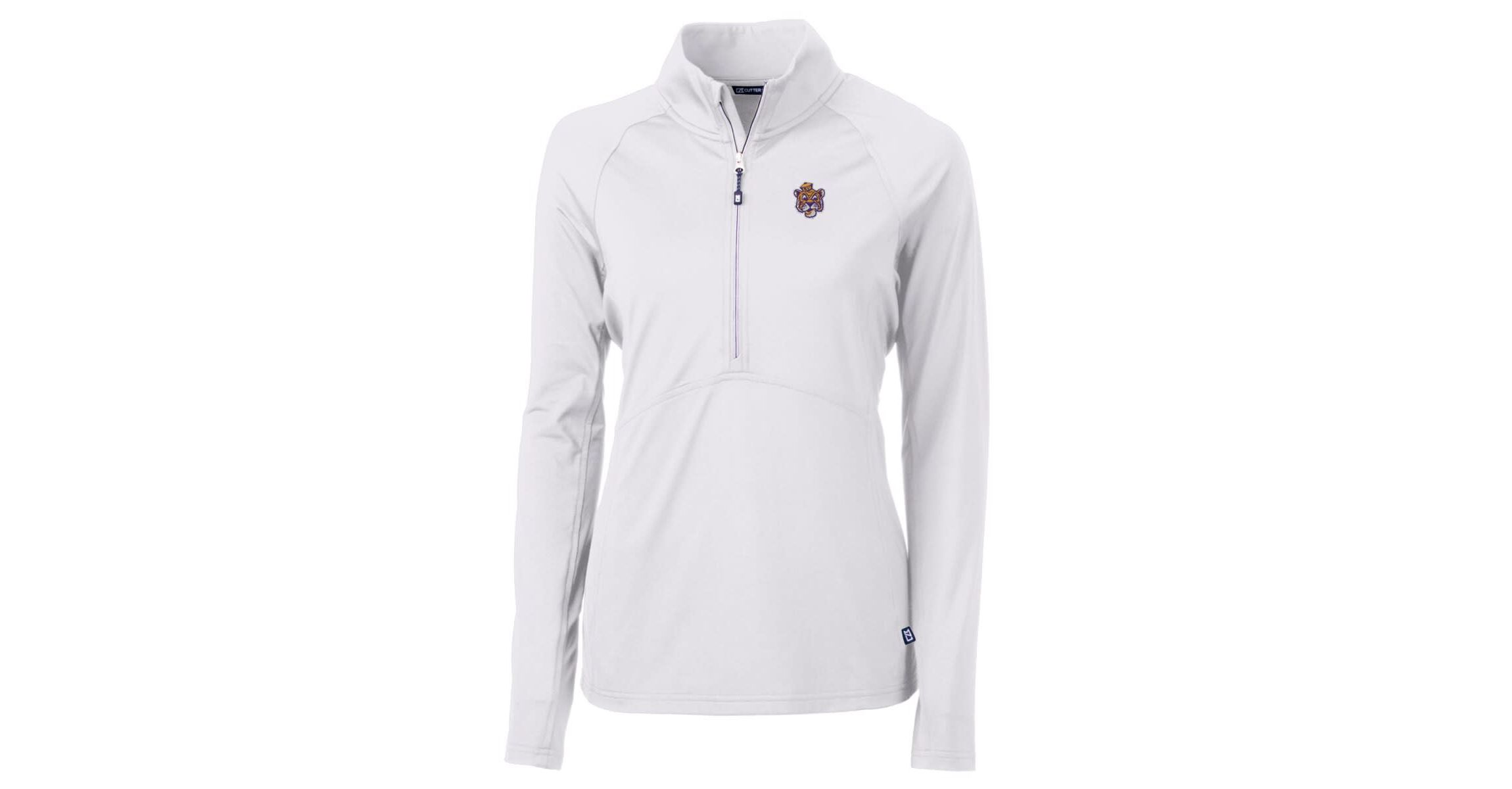 NCAA LSU Tigers Adapt Eco Knit Stretch Recycled Half-Zip Pullover Top