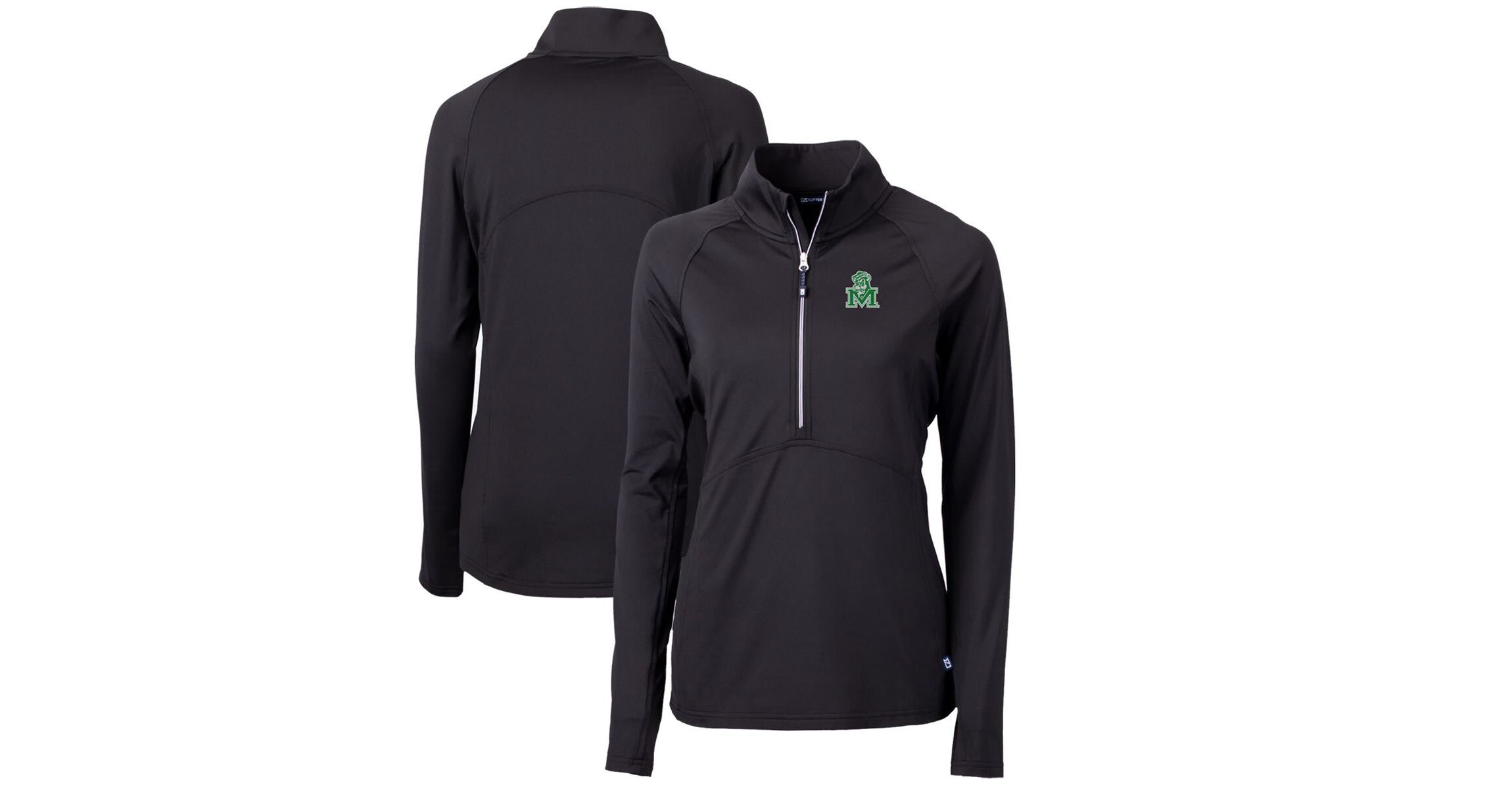NCAA Marshall Thundering Herd Adapt Eco Knit Stretch Recycled Half-Zip Pullover Top
