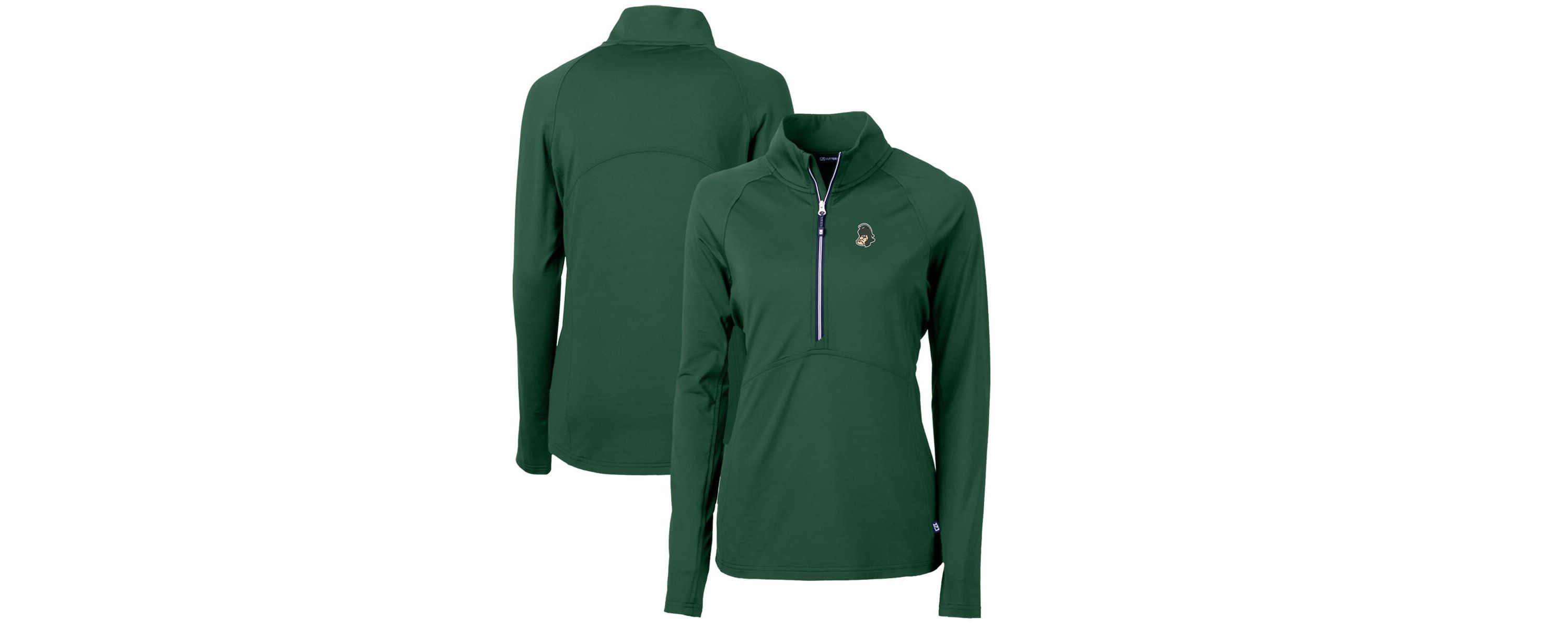 NCAA Michigan State Spartans Adapt Eco Knit Stretch Recycled Half-Zip Pullover Top