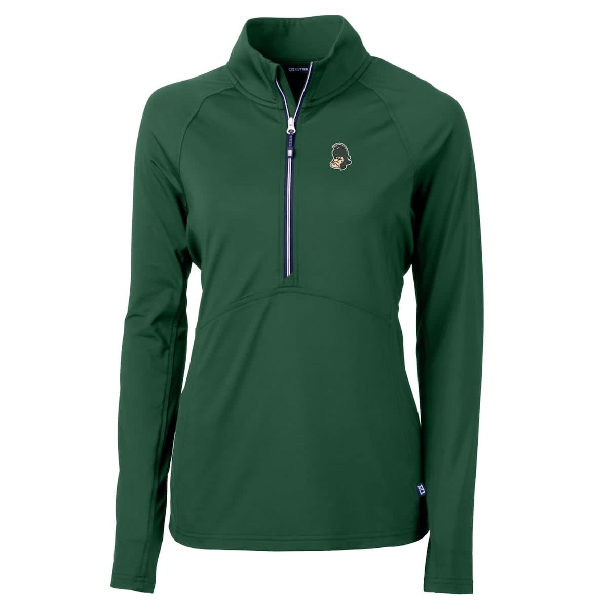 NCAA Michigan State Spartans Adapt Eco Knit Stretch Recycled Half-Zip Pullover Top