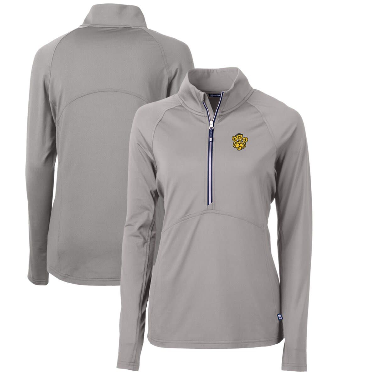 NCAA Missouri Tigers Adapt Eco Knit Stretch Recycled Half-Zip Pullover Top