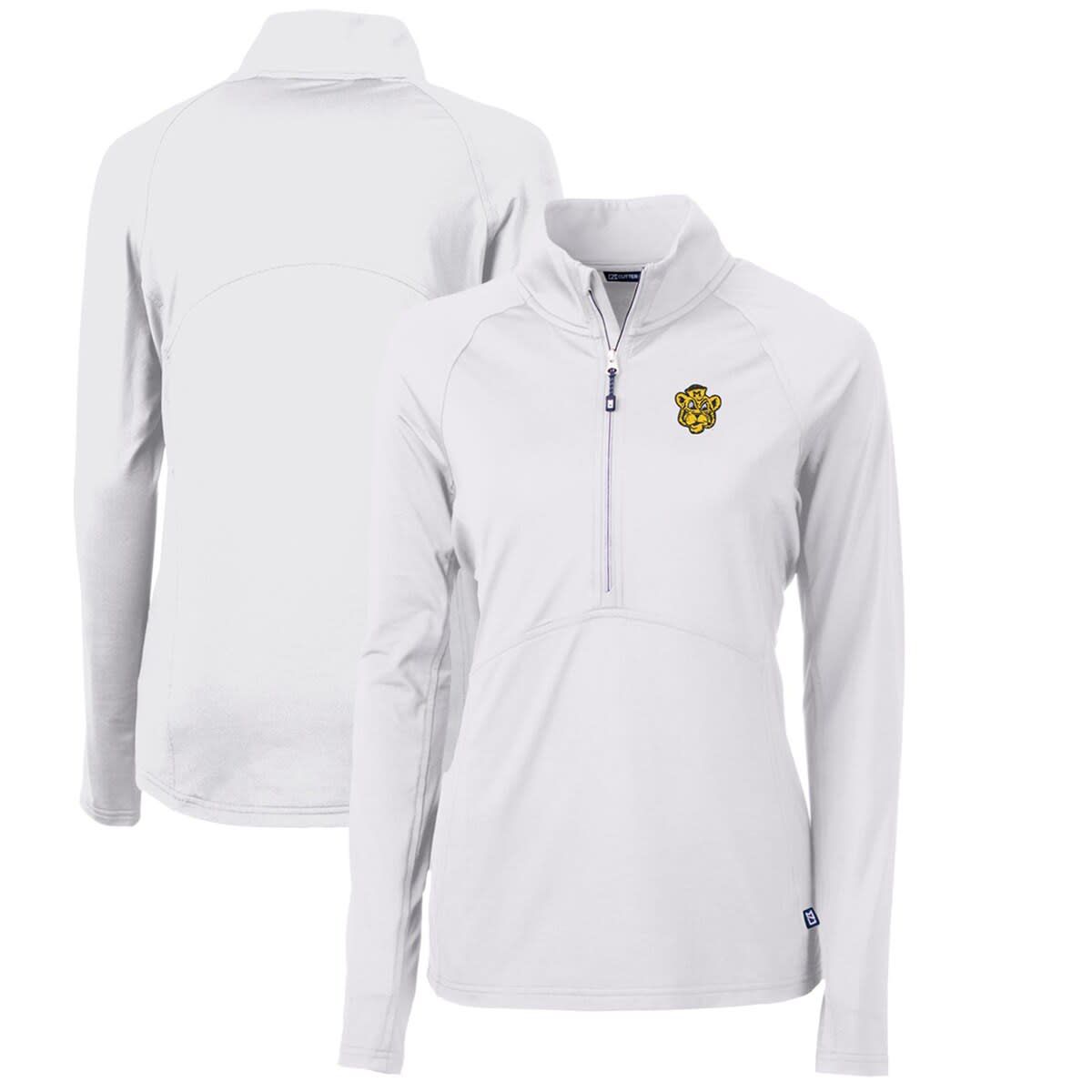 NCAA Missouri Tigers Adapt Eco Knit Stretch Recycled Half-Zip Pullover Top