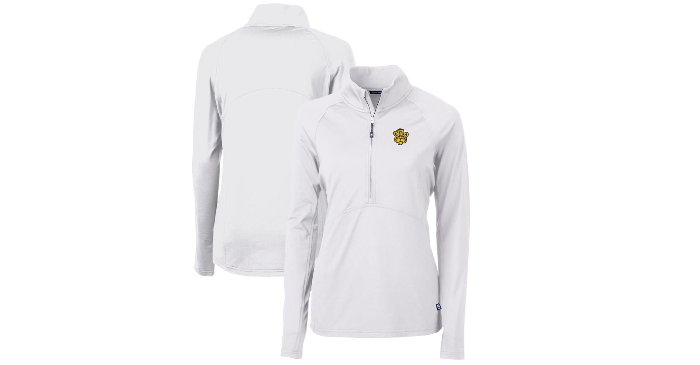 NCAA Missouri Tigers Adapt Eco Knit Stretch Recycled Half-Zip Pullover Top