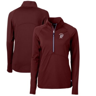 NCAA Mississippi State Bulldogs Adapt Eco Knit Stretch Recycled Half-Zip Pullover Top