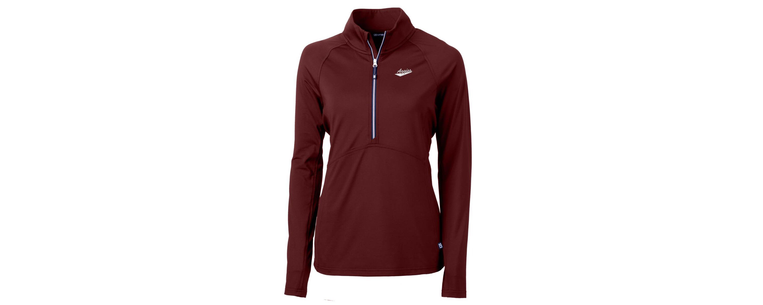 NCAA New Mexico State Aggies Adapt Eco Knit Stretch Recycled Half-Zip Pullover Top