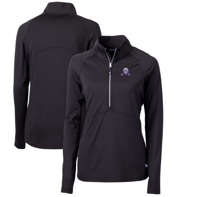 NCAA Northwestern Wildcats Adapt Eco Knit Stretch Recycled Half-Zip Pullover Top