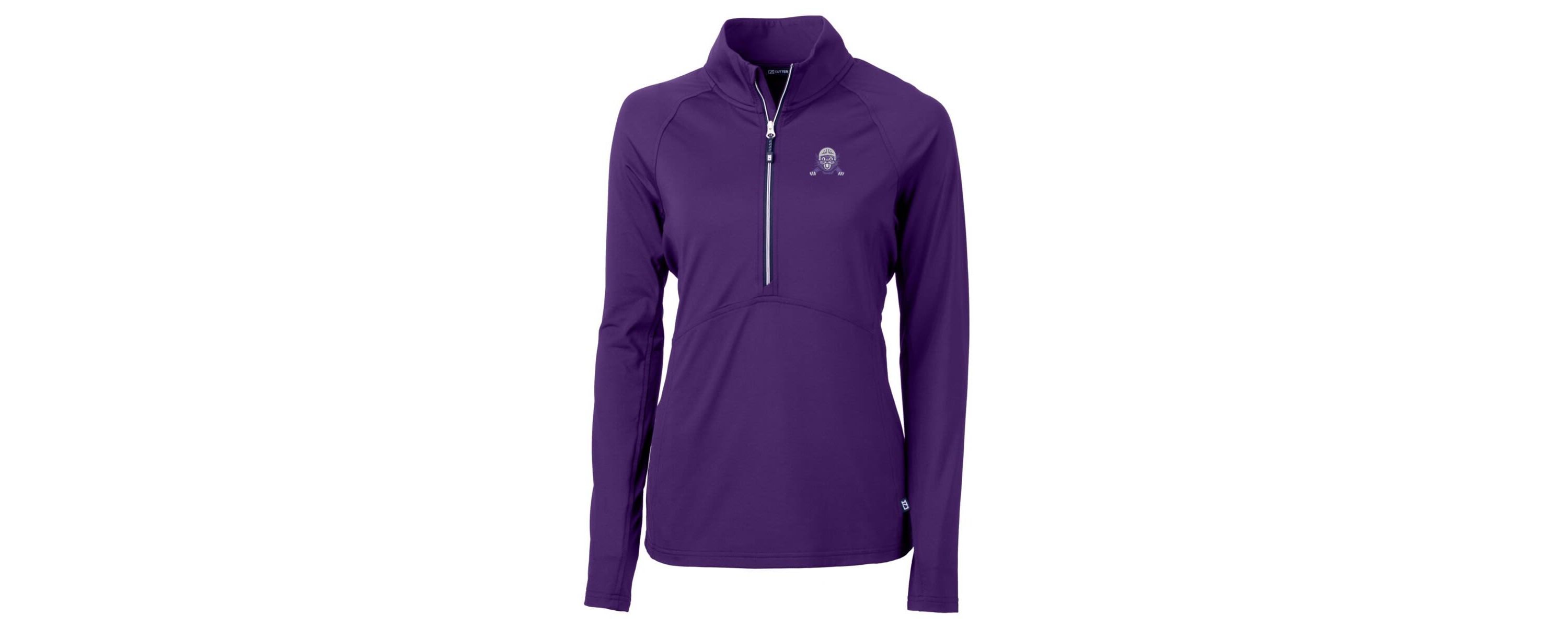 NCAA Northwestern Wildcats Adapt Eco Knit Stretch Recycled Half-Zip Pullover Top