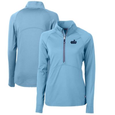 NCAA Light Old Dominion Monarchs Adapt Eco Knit Stretch Recycled Half-Zip Pullover Top