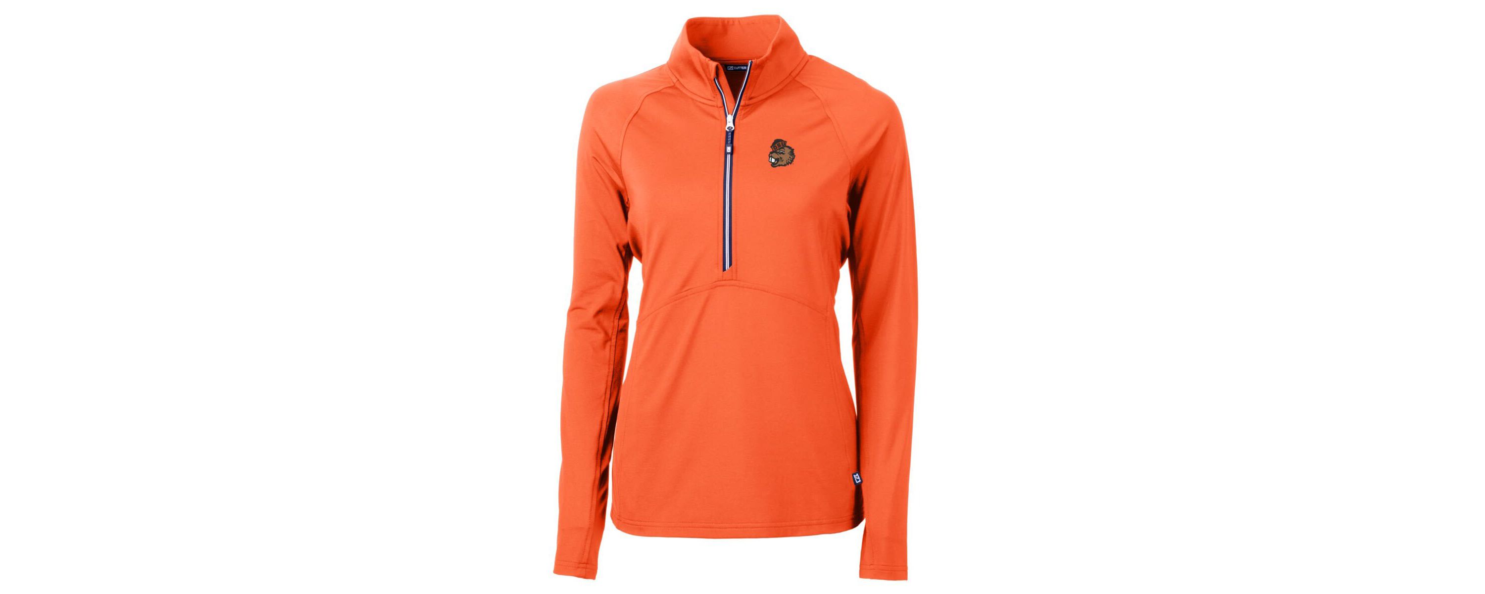 NCAA Oregon State Beavers Adapt Eco Knit Stretch Recycled Half-Zip Pullover Top