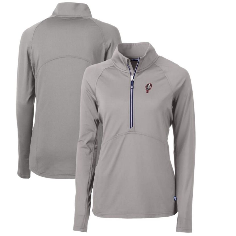 NCAA Ohio State Buckeyes Adapt Eco Knit Stretch Recycled Half-Zip Pullover Top