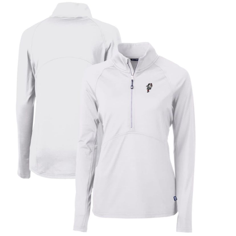 NCAA Ohio State Buckeyes Adapt Eco Knit Stretch Recycled Half-Zip Pullover Top