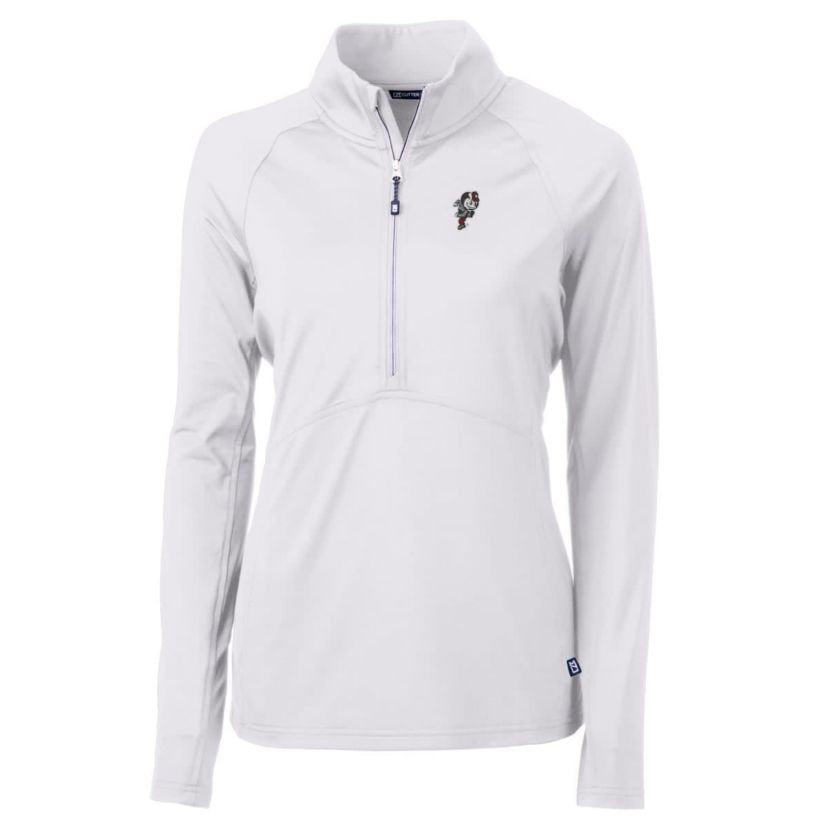 NCAA Ohio State Buckeyes Adapt Eco Knit Stretch Recycled Half-Zip Pullover Top