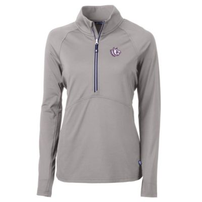 NCAA TCU Horned Frogs Adapt Eco Knit Stretch Recycled Half-Zip Pullover Top