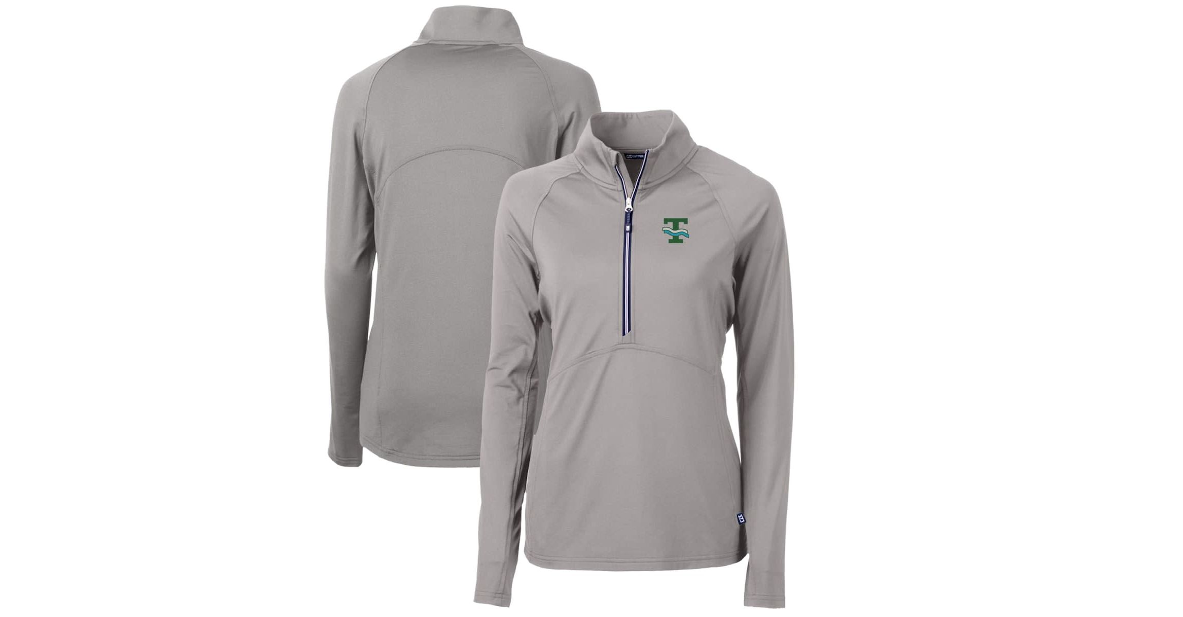 Tulane Green Wave NCAA Tulane Wave Adapt Eco Knit Stretch Recycled Half-Zip Pullover Top
