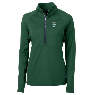 Tulane Green Wave NCAA Adapt Eco Knit Stretch Recycled Half-Zip Pullover Top